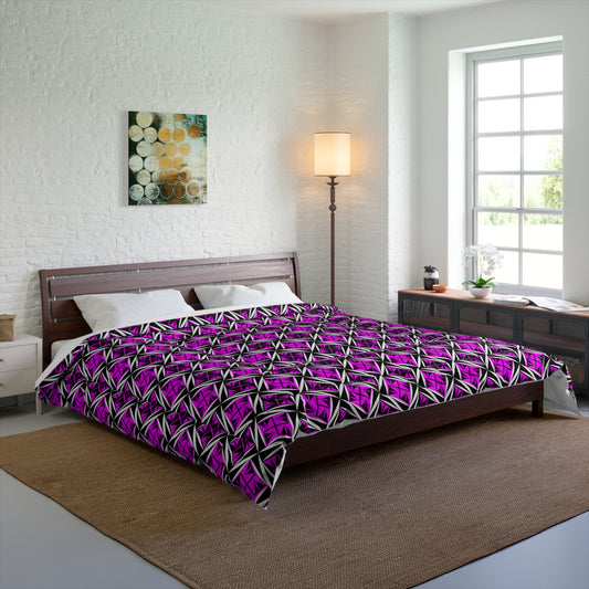 Sacred Winds in Pink Comforter