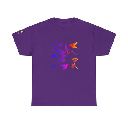 Rainbow Hummingbird Blessing Gildan Unisex Tee