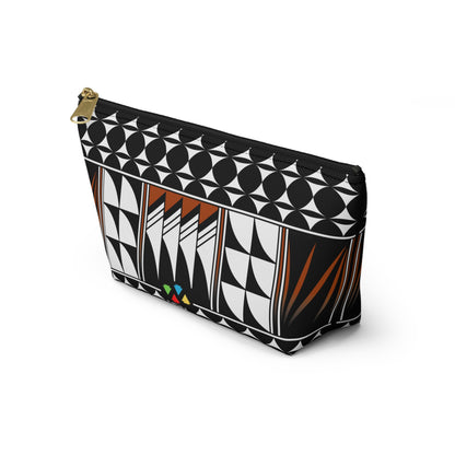 Blessed Feathers in Rust Pouch w T-bottom