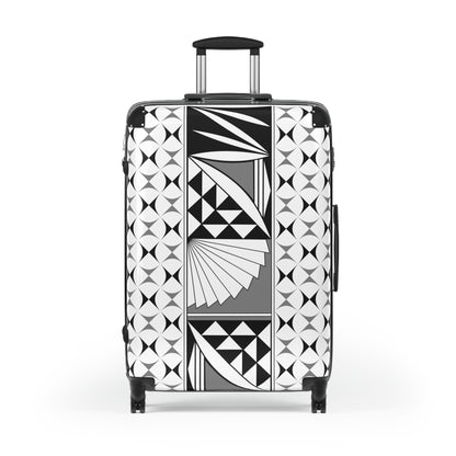 Gray Southwest Sunrise Suitcases