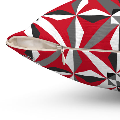 Morning Star in Red Square Pillow