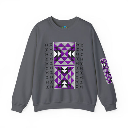 Sacred Mountains in Purple Unisex Sweatshirt