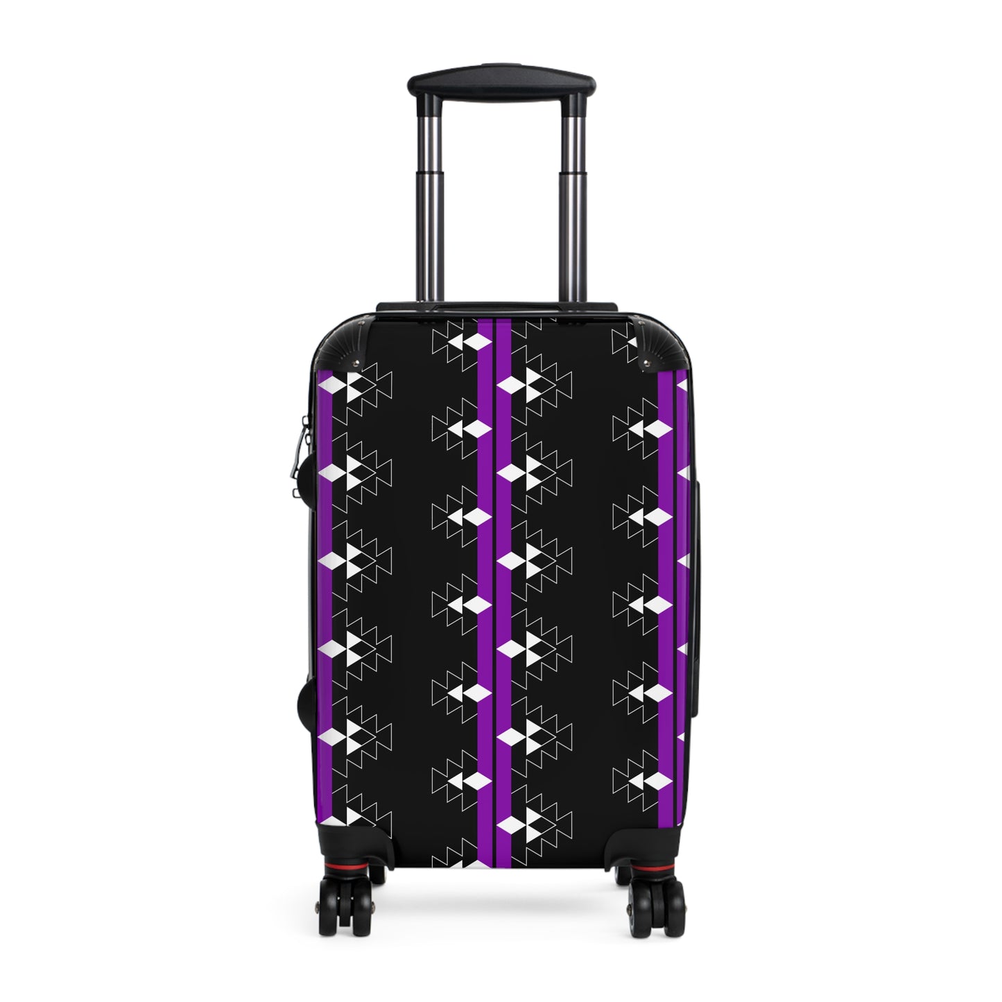 Purple Native Woven Stories Suitcases