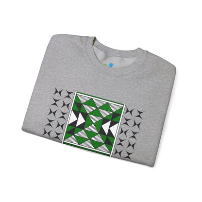 Sacred Mountains in Green Unisex Sweatshirt