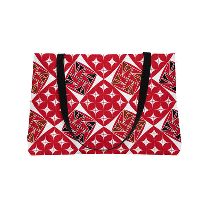 Red Native Universe Weekender Tote Bag