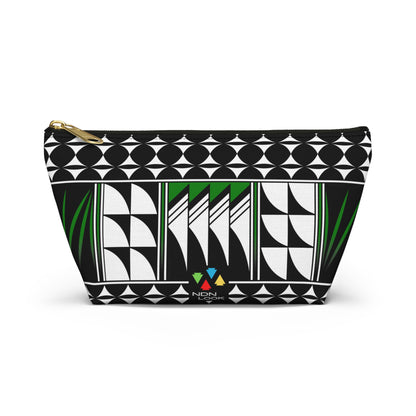 Blessed Feathers in Green Pouch w T-bottom