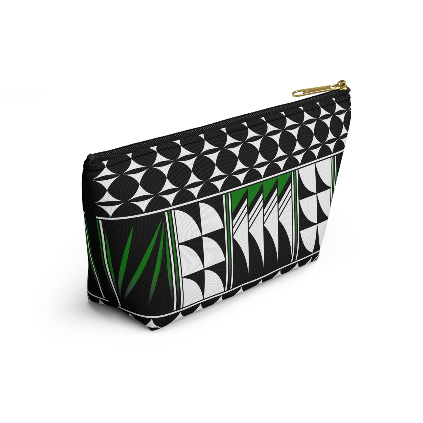 Blessed Feathers in Green Pouch w T-bottom