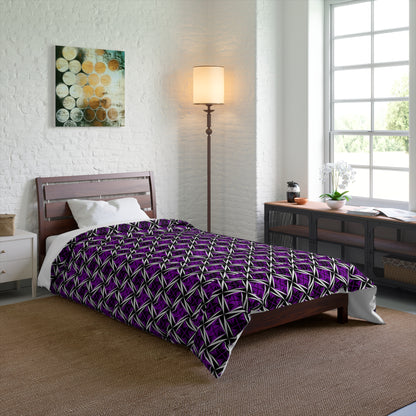 Sacred Winds in Purple Comforter