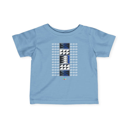 Blue Feather Blessings Infant Fine Jersey Tee