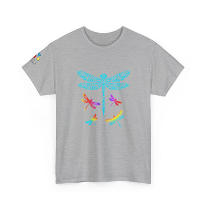 Rainbow Native Dragonfly Gildan Unisex Tee