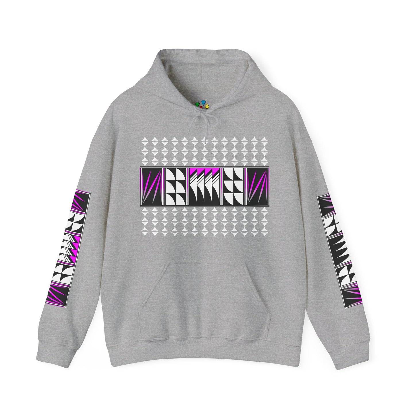 Blessed Feathers in Pink Unisex Hoodie
