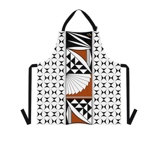 Rust Southwest Sunrise Two Pocket Apron