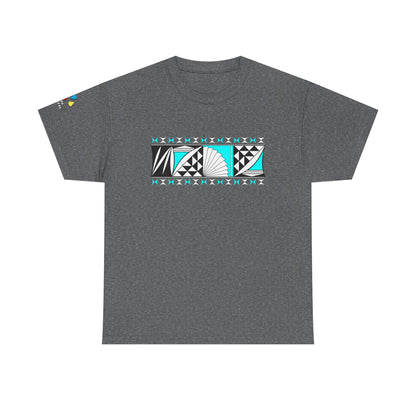 Southwest Sunrise 2 in Turquoise Gildan Unisex Tee