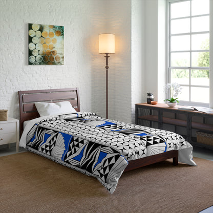 Southwest Sunrise in Blue Comforter