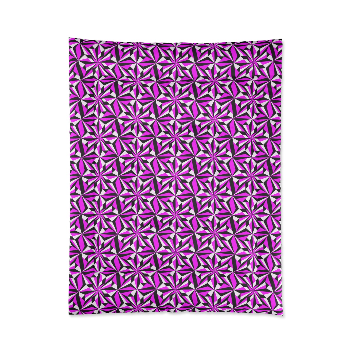Southwest Desert Flower in Pink Comforter