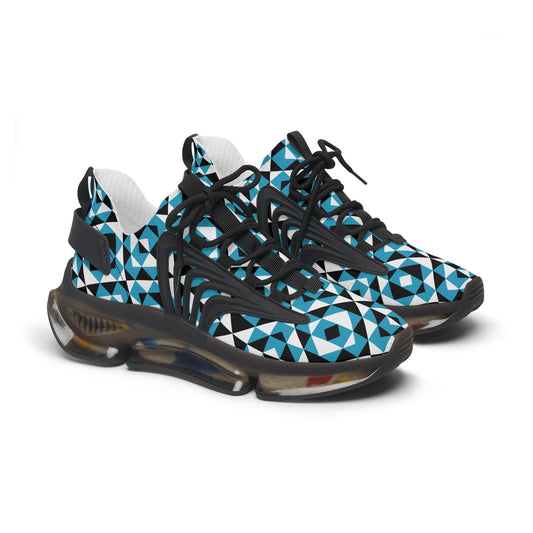 Sacred Mountains in Turquoise Women's Mesh Sneakers
