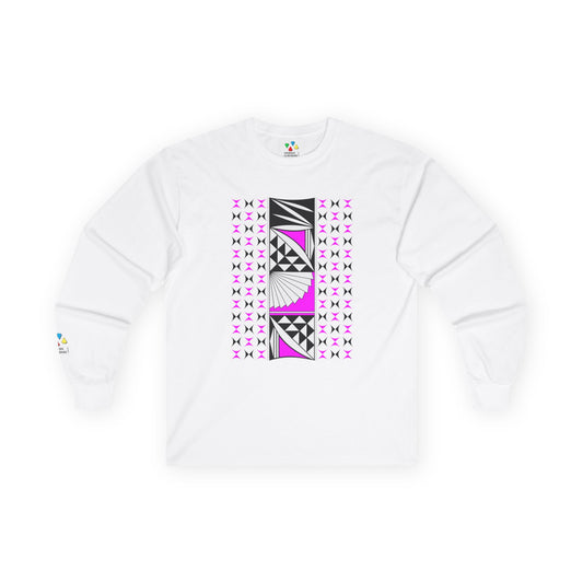 Southwest Sunrise in Pink Unisex Long Sleeve Tee