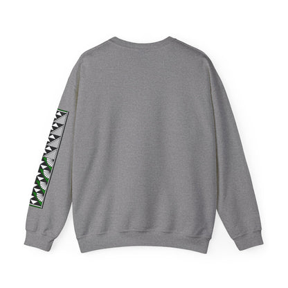 Sun and Rain in Green Unisex Sweatshirt