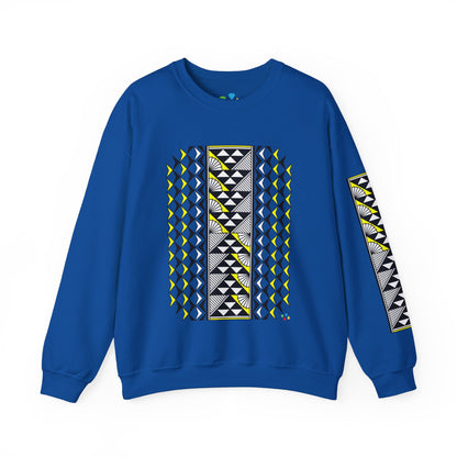 Sun and Rain in Yellow Unisex Sweatshirt