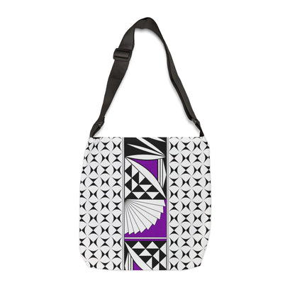 Purple Southwest Sunrise Adjustable Tote Bag