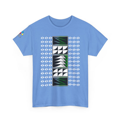 Feather Blessings in Green Gildan Unisex Tee
