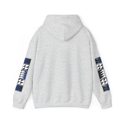 Blessed Feathers in Blue Unisex Hoodie