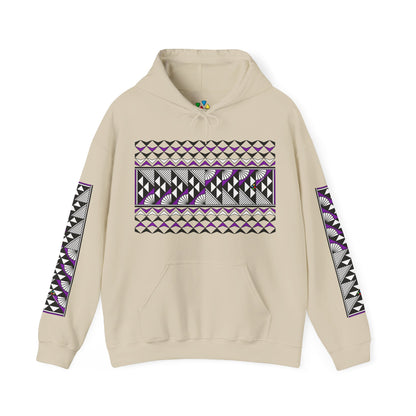 Sun and Rain in Purple Unisex Hoodie