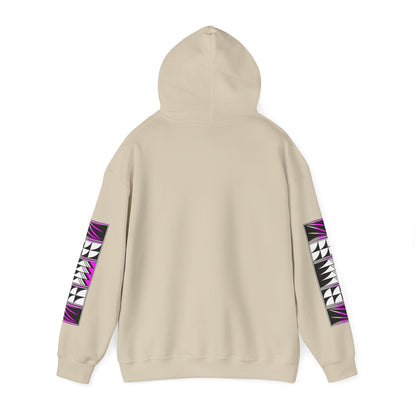 Blessed Feathers in Pink Unisex Hoodie