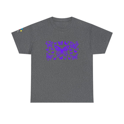 Butterfly Dance in Purple Gildan Unisex Tee