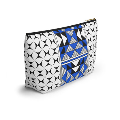 Sacred Mountains in Blue Pouch w T-bottom