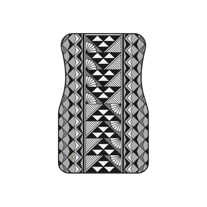 Sun and Rain in Gray Car Mats (Set of 4)