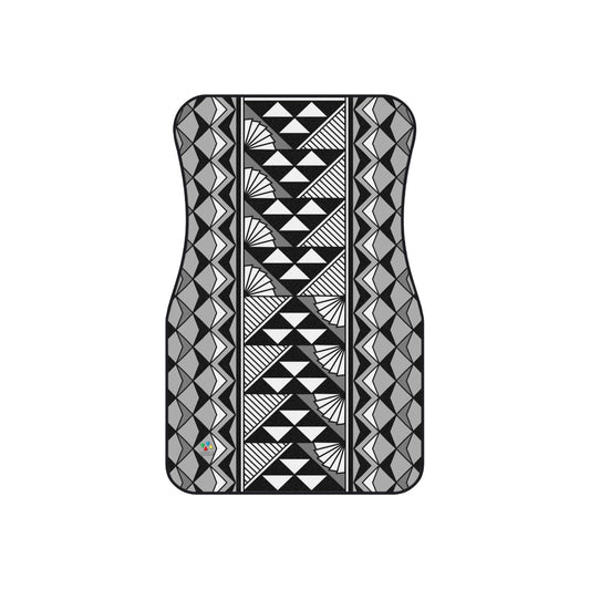 Sun and Rain in Gray Car Mats (Set of 4)