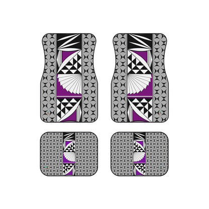 Southwest Sunrise in Purple Car Mats (Set of 4)