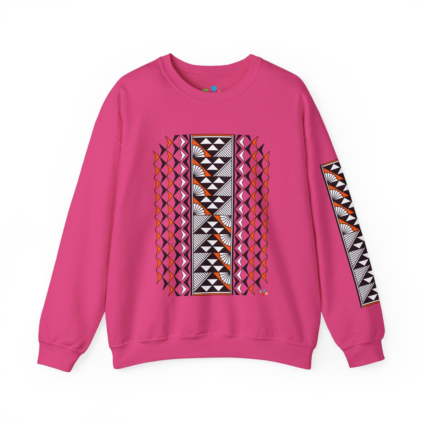 Sun and Rain in Orange Unisex Sweatshirt