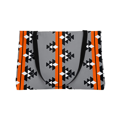 Native Stories in Orange Weekender Tote Bag