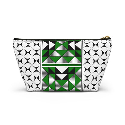 Sacred Mountains in Green Pouch w T-bottom