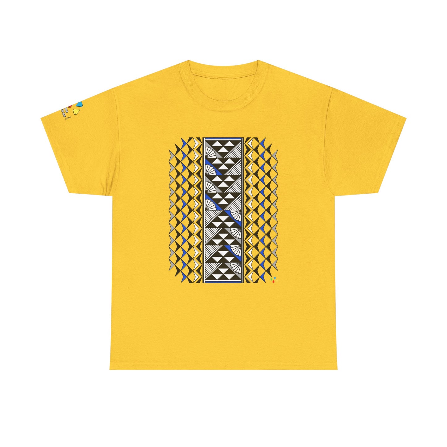 Sun and Rain in Blue/Silver Gildan Unisex Tee