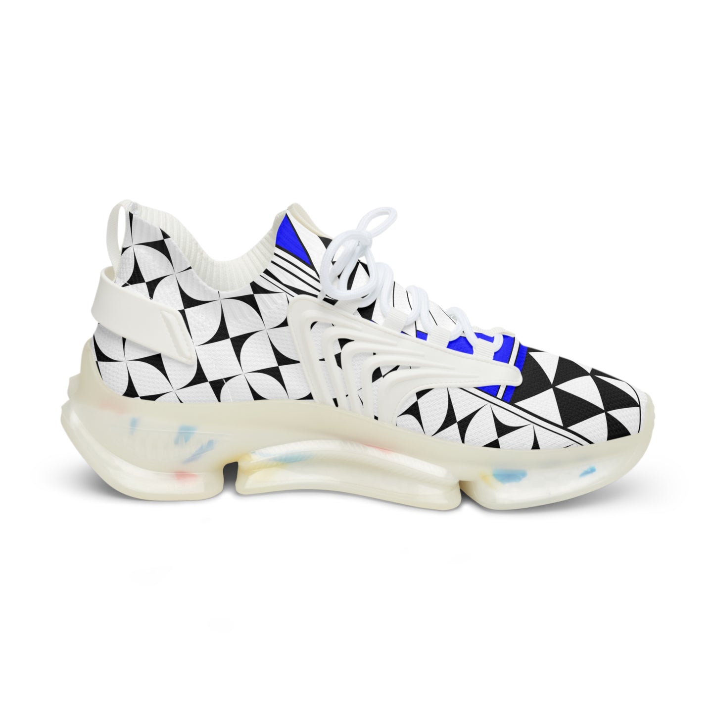 Southwest Sunrise in Cobalt Men's Mesh Sneakers
