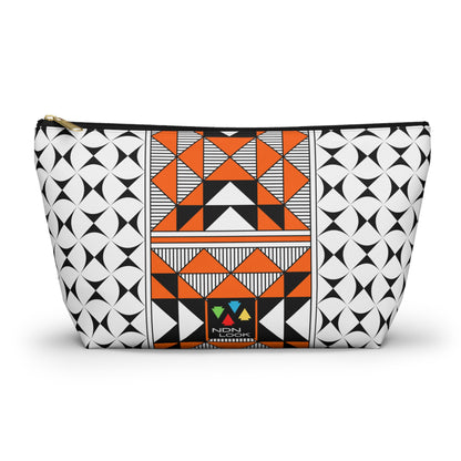 Sacred Mountains in Orange Pouch w T-bottom