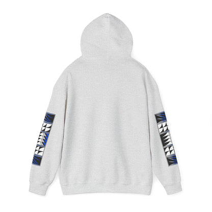 Blessed Feathers in Blue Unisex Hoodie