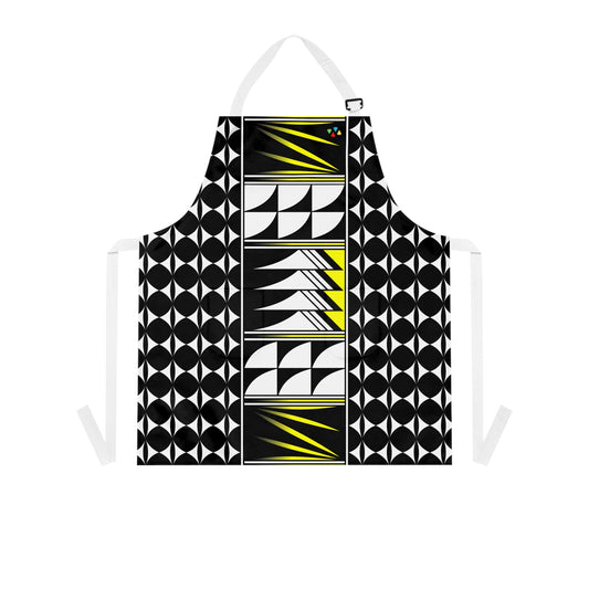 Yellow Native Feather Blessing Two Pocket Apron
