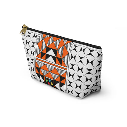 Sacred Mountains in Orange Pouch w T-bottom