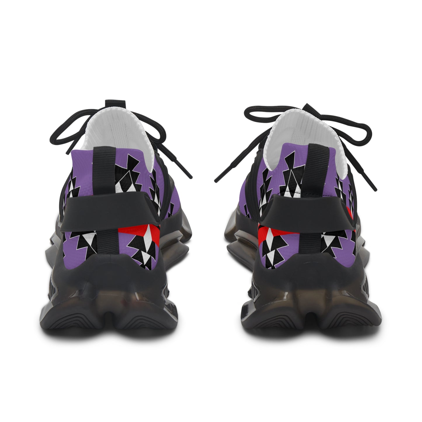 Native Woven Stories in Purple Women's Mesh Sneakers