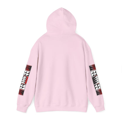 Blessed Feathers in Red Unisex Hoodie