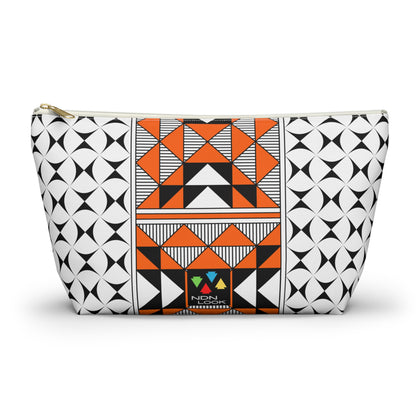 Sacred Mountains in Orange Pouch w T-bottom