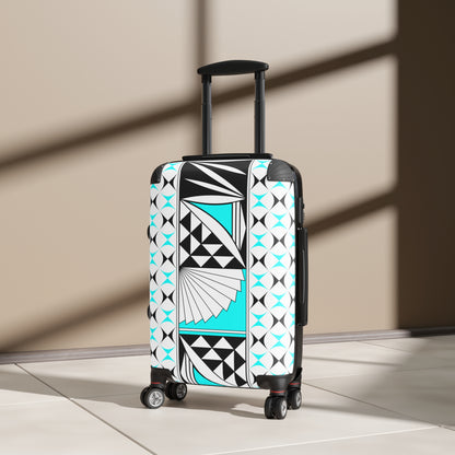 Turquoise Southwest Sunrise Suitcases