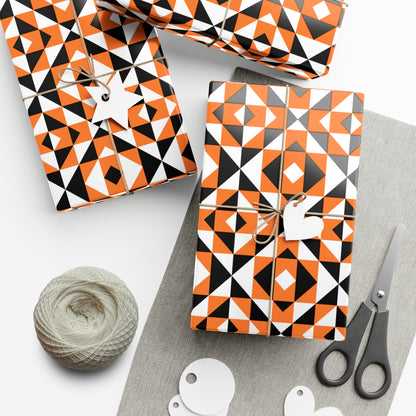 Orange Sacred Mountains Gift Wrap Papers