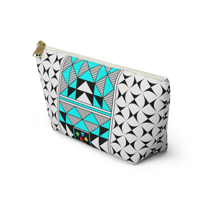 Sacred Mountains in Turquoise Pouch w T-bottom