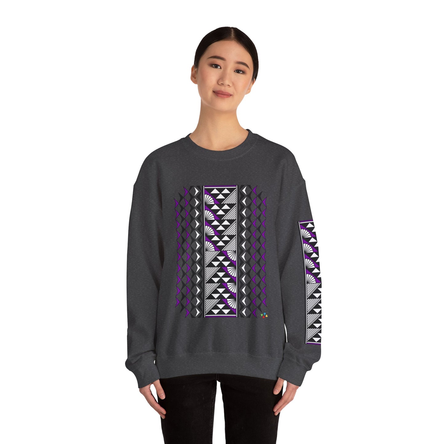 Sun and Rain in Purple Unisex Sweatshirt