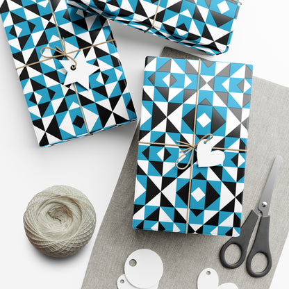 Turquoise Sacred Mountains Gift Wrap Papers
